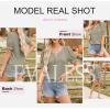 imageEVALESS Womens Fashion Tops Cute Puff Sleeve Blouses for Women Dressy Casual Spring Summer Clothes Outfits for 2025Gray