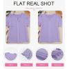 imageEVALESS Womens Fashion Tops Cute Puff Sleeve Blouses for Women Dressy Casual Spring Summer Clothes Outfits for 2025Purple