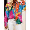 imageEVALESS Womens Tops Button Down Shirts Print Long Sleeve Blouses for Women Fashion 2025A B1 Multicolor