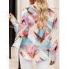 imageEVALESS Womens Tops Button Down Shirts Print Long Sleeve Blouses for Women Fashion 2025A B2 Multicolor