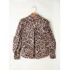 imageEVALESS Womens Tops Button Down Shirts Print Long Sleeve Blouses for Women Fashion 2025B Leopard