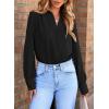 imageEVALESS Womens Tops Trendy 2025 Long Sleeve Shirts Blouses Dressy Casual Spring Summer Business OutfitsB Black
