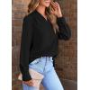 imageEVALESS Womens Tops Trendy 2025 Long Sleeve Shirts Blouses Dressy Casual Spring Summer Business OutfitsB Black