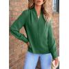 imageEVALESS Womens Tops Trendy 2025 Long Sleeve Shirts Blouses Dressy Casual Spring Summer Business OutfitsB Green