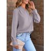 imageEVALESS Womens Tops Trendy 2025 Long Sleeve Shirts Blouses Dressy Casual Spring Summer Business OutfitsB Grey