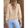 imageEVALESS Womens Tops Trendy 2025 Long Sleeve Shirts Blouses Dressy Casual Spring Summer Business OutfitsB Khaki