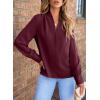 imageEVALESS Womens Tops Trendy 2025 Long Sleeve Shirts Blouses Dressy Casual Spring Summer Business OutfitsD Red