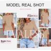 imageEVALESS Womens Tops Dressy Casual Cute Hollow Embroidered Blouses Short Sleeve Shirts Summer Outfits Trendy 2025Smoke Gray
