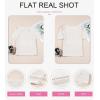 imageEVALESS Womens Tops Dressy Casual Cute Hollow Embroidered Blouses Short Sleeve Shirts Summer Outfits Trendy 2025White