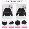 imageEVALESS Womens Tops Dressy Casual V Neck Long Sleeve Hollow Out Embroidered Blouses Shirts Spring Summer Outfits 2025Black