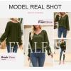 imageEVALESS Womens Tops Dressy Casual V Neck Long Sleeve Hollow Out Embroidered Blouses Shirts Spring Summer Outfits 2025Blackish Green
