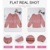 imageEVALESS Womens Tops Dressy Casual V Neck Long Sleeve Hollow Out Embroidered Blouses Shirts Spring Summer Outfits 2025Pink