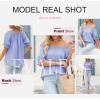 imageEVALESS Womens Tops Off The Shoulder Blouses for Women Dressy Casual Cute Puff Sleeve T Shirts Fashion 2025Beau Blue