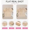 imageEVALESS Womens Tops Off The Shoulder Blouses for Women Dressy Casual Cute Puff Sleeve T Shirts Fashion 2025Khaki