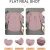 imageEVALESS V Neck Blouses for Women Dressy Casual Summer Puff Ruffle Short Sleeve Shirt Tops3b Pink