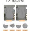 imageEVALESS V Neck Blouses for Women Dressy Casual Summer Puff Ruffle Short Sleeve Shirt TopsB Gray