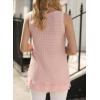 imageEVALESS Waffle Knit Tank Top for Women Summer 2025 Trendy Oversized Scoop Neck Knit Sleeveless Shirts TopsDusty Pink