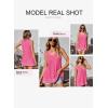 imageEVALESS Waffle Knit Tank Top for Women Summer 2025 Trendy Oversized Scoop Neck Knit Sleeveless Shirts TopsHot Pink
