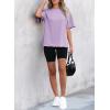 imageEVALESS Womens Fashion Summer Tops 2025 Crewneck Short Sleeve T ShirtsOrchid Petal