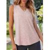 imageEVALESS Tank Tops for Women 2025 Spring Summer Outfits Cute Polka Dots Sleeveless Tops Loose Fit Shirts00 B Pink
