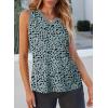 imageEVALESS Tank Tops for Women 2025 Spring Summer Outfits Cute Polka Dots Sleeveless Tops Loose Fit Shirts00 B Sky Blue