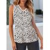 imageEVALESS Tank Tops for Women 2025 Spring Summer Outfits Cute Polka Dots Sleeveless Tops Loose Fit Shirts00 B1 Apricot