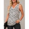 imageEVALESS Tank Tops for Women 2025 Spring Summer Outfits Cute Polka Dots Sleeveless Tops Loose Fit Shirts00 B1 Apricot