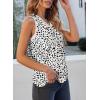 imageEVALESS Tank Tops for Women 2025 Spring Summer Outfits Cute Polka Dots Sleeveless Tops Loose Fit Shirts00 D White