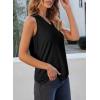 imageEVALESS Tank Tops for Women 2025 Spring Summer Outfits Cute Polka Dots Sleeveless Tops Loose Fit Shirts00 Solid Black