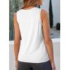 imageEVALESS Tank Tops for Women 2025 Spring Summer Outfits Cute Polka Dots Sleeveless Tops Loose Fit Shirts00 Solid White