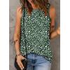 imageEVALESS Tank Tops for Women 2025 Spring Summer Outfits Cute Polka Dots Sleeveless Tops Loose Fit ShirtsB Green