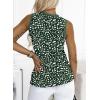 imageEVALESS Tank Tops for Women 2025 Spring Summer Outfits Cute Polka Dots Sleeveless Tops Loose Fit ShirtsB Green