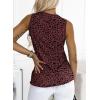 imageEVALESS Tank Tops for Women 2025 Spring Summer Outfits Cute Polka Dots Sleeveless Tops Loose Fit ShirtsB Red