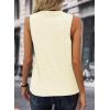 imageEVALESS Tank Tops for Women Trendy 2025 Summer Tops Sleeveless ShirtsApricot