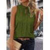 imageEVALESS Tank Tops for Women Trendy 2025 Summer Tops Sleeveless ShirtsGreen