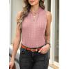 imageEVALESS Tank Tops for Women Trendy 2025 Summer Tops Sleeveless ShirtsPink