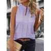imageEVALESS Tank Tops for Women Trendy 2025 Summer Tops Sleeveless ShirtsPurple