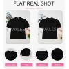 imageEVALESS Womens Button Down Shirts Cute Short Puff Sleeve V Neck Tops Spring Summer Blouses for Women Dressy CasualBlack