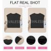 imageEVALESS Cap Sleeve Tops for Women Summer Tank Tops Basic Tee Shirts Casual 2024 Fashion Clothes OutfitsBlack