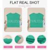 imageEVALESS Cap Sleeve Tops for Women Summer Tank Tops Basic Tee Shirts Casual 2024 Fashion Clothes OutfitsLight Green