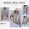 imageEVALESS Cap Sleeve Tops for Women Summer Tank Tops Basic Tee Shirts Casual 2024 Fashion Clothes OutfitsLight Grey