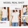 imageEVALESS Cap Sleeve Tops for Women Summer Tank Tops Basic Tee Shirts Casual 2024 Fashion Clothes OutfitsWhite