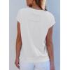 imageEVALESS Cap Sleeve Tops for Women Summer Tank Tops Basic Tee Shirts Casual 2024 Fashion Clothes OutfitsWhite