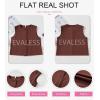 imageEVALESS Vest for Women 2025 Button Down Sleeveless Blazer Suit Vest Cropped Waistcoat Spring Summer Casual OutfitsCoffee