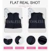 imageEVALESS Vest for Women 2025 Button Down Sleeveless Blazer Suit Vest Cropped Waistcoat Spring Summer Casual OutfitsNavy Blue