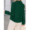 imageEVALESS Womens Blouses Cute Long Sleeve Bow Tie Front Shirts Going Out Tops Spring Summer Outfits Trendy 2025Green