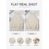 imageEVALESS Womens Tank Tops Summer Ribbed Knit Racerback High Neck Halter Crop Tops Blouses Sleeveless Slim Basic Cami ShirtsApricot