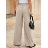 imageEVALESS Work Pants Women High Waisted Business Casual Outfits 2024 Office Dress Pant TrousersBeige