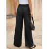 imageEVALESS Work Pants Women High Waisted Business Casual Outfits 2024 Office Dress Pant TrousersBlack
