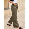 imageEVALESS Work Pants Women High Waisted Business Casual Outfits 2024 Office Dress Pant TrousersJungle Green